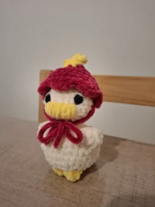 Peluche poussin - vue de face