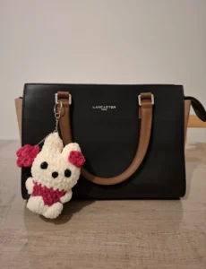 Porte clé lapin - vue de face